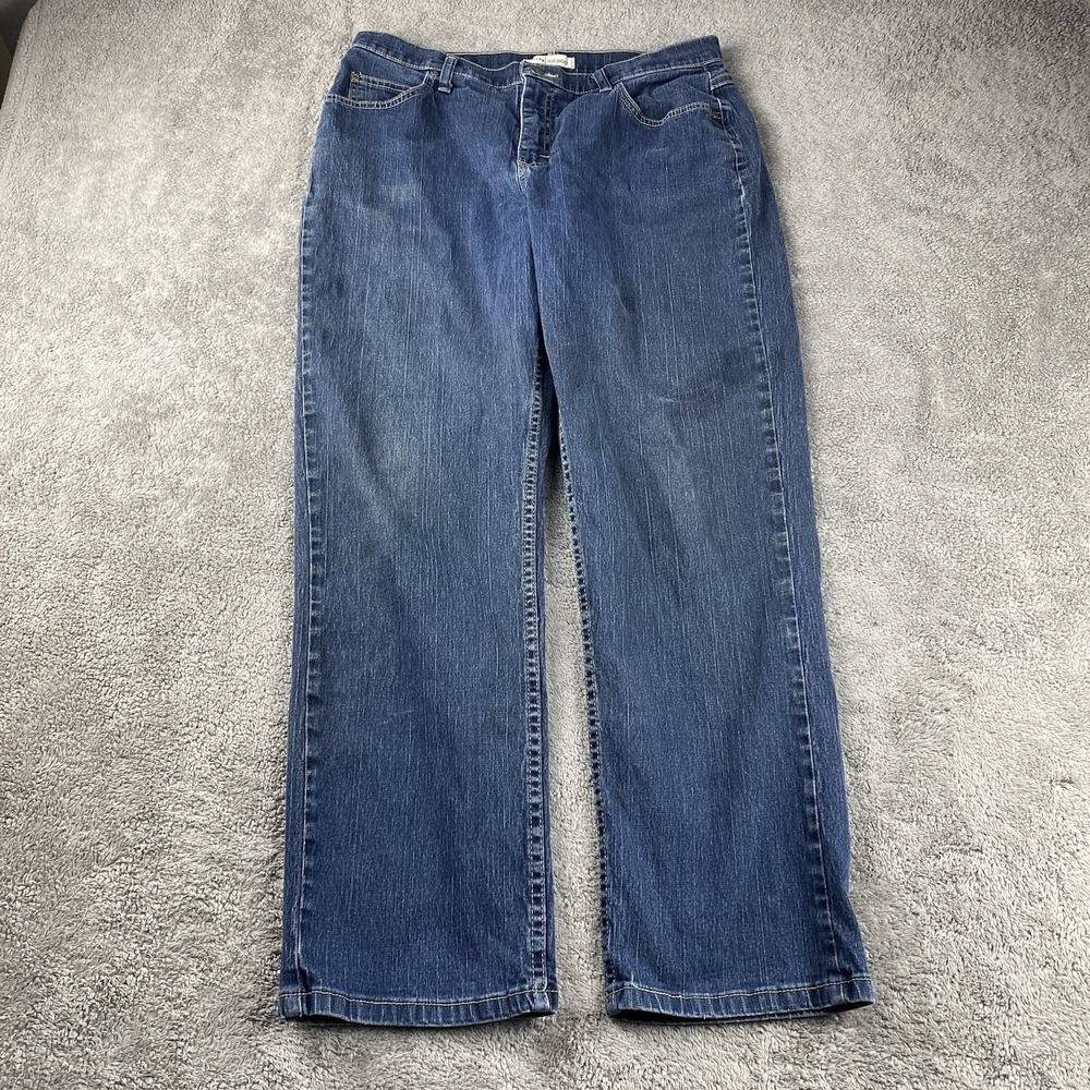 Lee Riders Jeans Womens 12P‎ Blue Medium Wash Relaxed